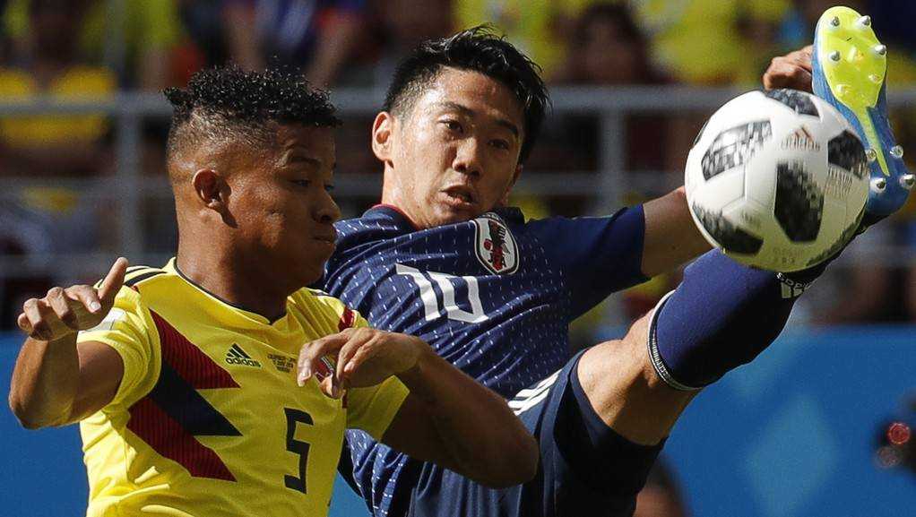 Сборная Японии обыграла Колумбию с результатом 2:1