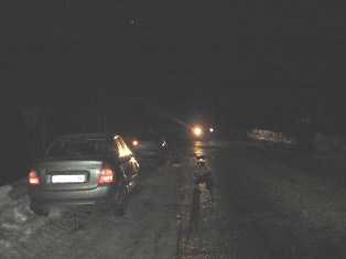 В Брянской области  калужанин на иномарке протаранил два авто и сбил пешехода