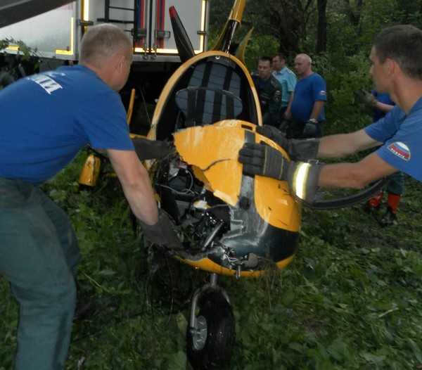 В Брянске возобновлены поиски пилота упавшего в Десну автожира