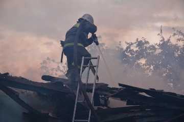 В Брянском районе сгорел жилой дом