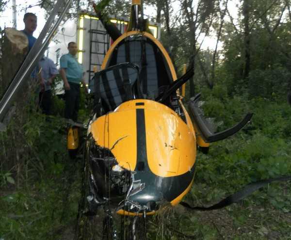 Вертолёт, рухнувший в Десну, разбился из-за слишком низкой высоты