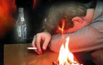 Брянец погиб при пожаре по вине пьяного курильщика