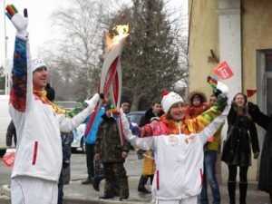 Олимпийский огонь отправился в путь по Брянску