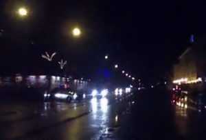 Появилась видеозапись пьяного тарана машины ГИБДД в Брянске
