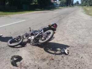 На брянской трассе нашли пьяного мотоциклиста с разбитой головой