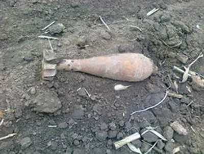 В Клинцовском районе нашли мину