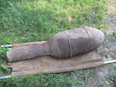 В брянском лесу обнаружили немецкий реактивный снаряд