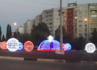 В Бежицком районе Брянска появился цветной фонтан