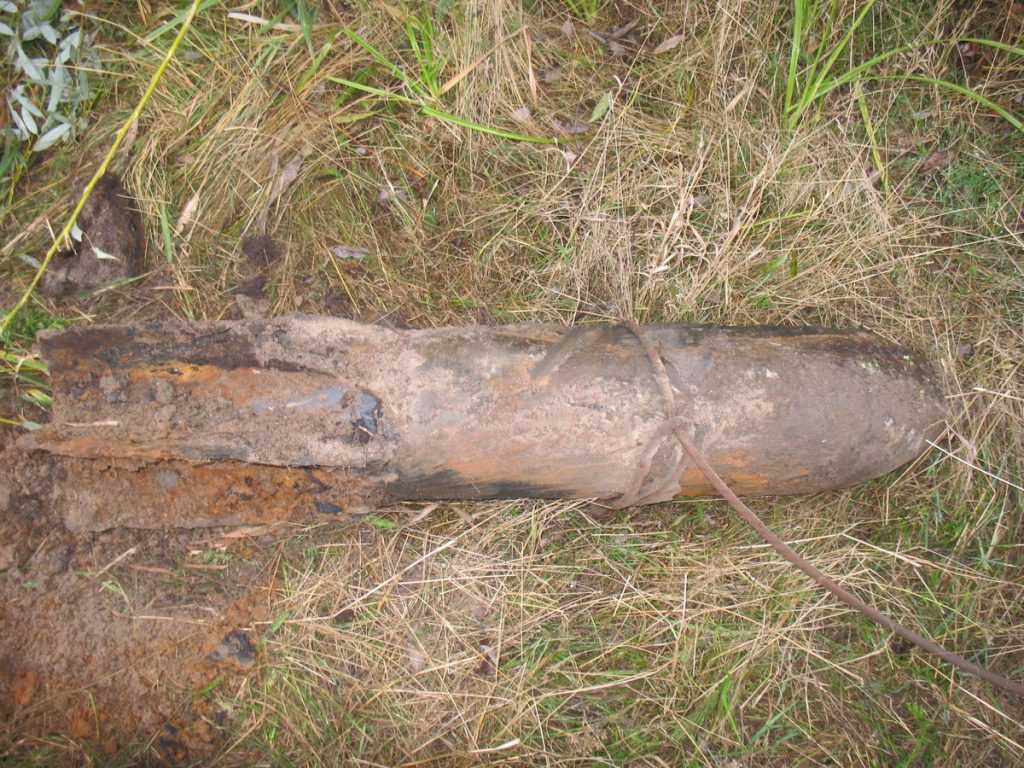 В Брянской области уничтожили минометную мину и авиационную бомбу