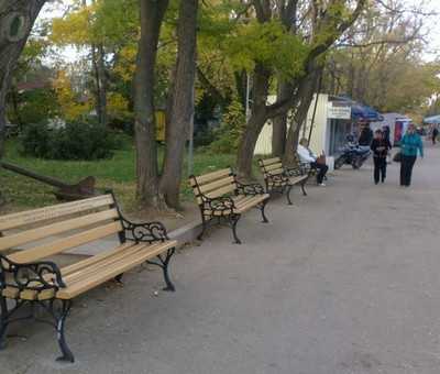 В Севастополе установили скамейку брянского депутата Ивана Медведя