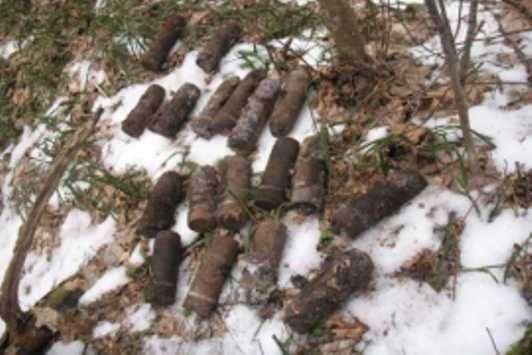 Возле брянской станции обнаружили 119 снарядов