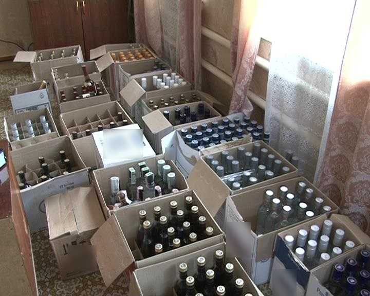 Брянская полиция изъяла поддельную водку на 47 тысяч
