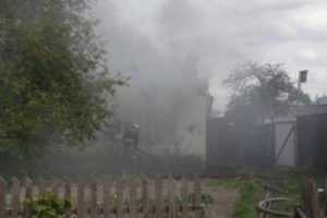 В брянской деревне сгорел дом – пострадал человек