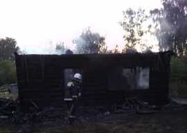 Хозяин дома пострадал при пожаре в брянской деревне