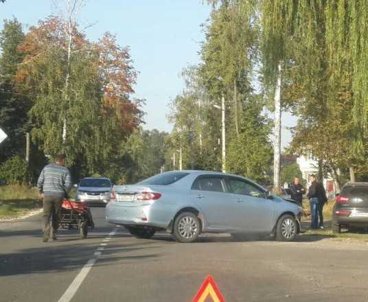 Брянское утро началось с аварии на улице Куйбышева