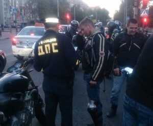 Колонна мотоциклистов-романтиков вызвала переполох в Брянске