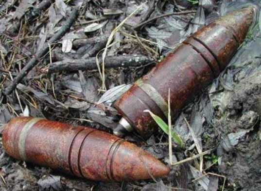 В Фокинском районе Брянска дорожники обнаружили 23 снаряда