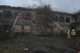 В брянском поселке сгорела школа