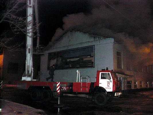 В Брянске случился пожар на стальзаводе