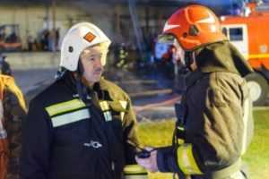 Крупный пожар на рыбном складе в Брянске полностью потушили (видео)