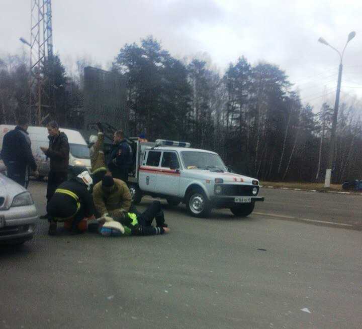 Сотрудник ГАИ пострадал в аварии на трассе «Украина»