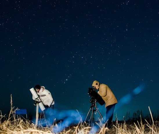 Очарованные звездным небом брянцы поймали свою комету
