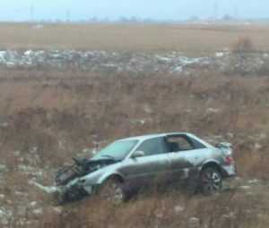 Водитель разбитого в жутком ДТП под Брянском Audi спасся
