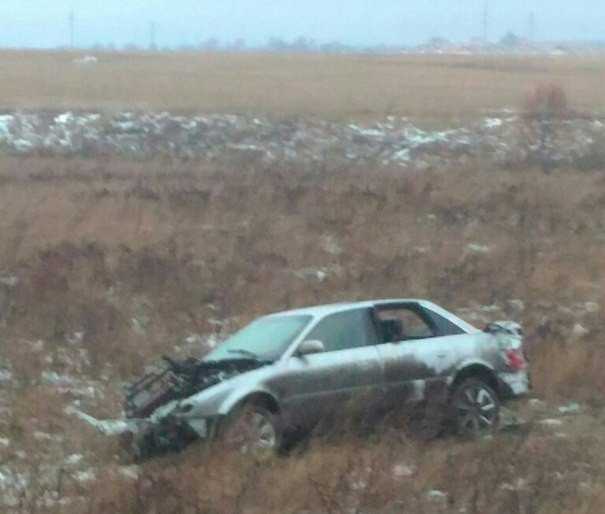 Водитель разбитого в жутком ДТП под Брянском Audi спасся
