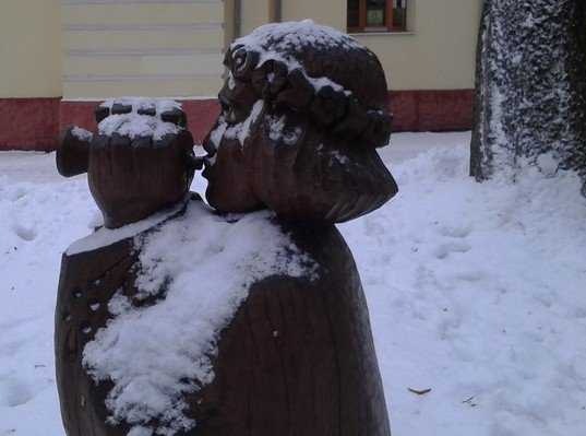 В Брянске начался сильный снегопад