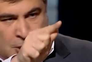 Саакашвили едва не подрался с бывшим министром, обозвавшим Украину