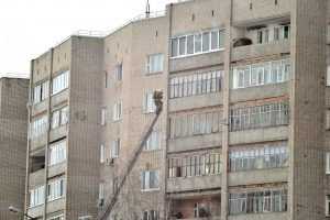 В брянском райцентре потушили пожар в многоэтажке