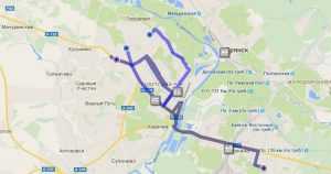 В Брянске появилась интерактивная транспортная карта