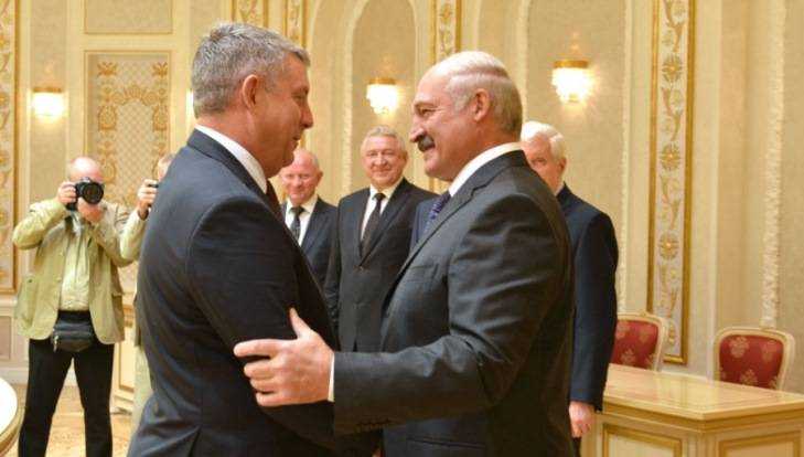 Президент Белоруссии и брянский губернатор встретились в Минске