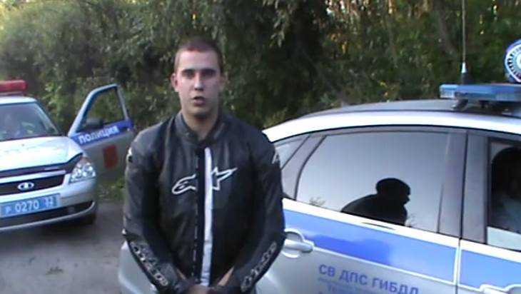 Брянский мотоциклист устроил гонки с полицией