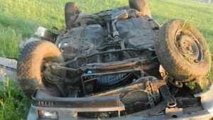 Пять человек пострадали в перевернувшейся на брянской дороге «Ауди»