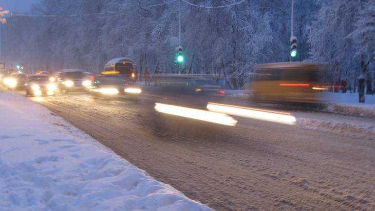 Брянских водителей попросили отказаться в снегопады от руля