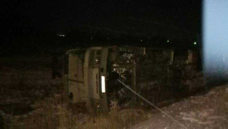 Брянская полиция рассказала о травмах пассажиров разбившегося автобуса