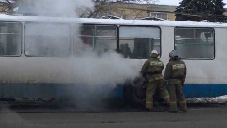 В Брянске сняли видео задымившегося троллейбуса