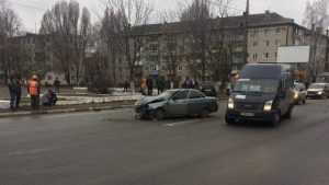 Серьезную аварию в Брянске снял видеорегистратор