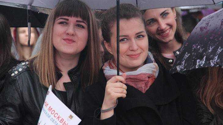 Москва в свой день подарила Брянску великолепный концерт под дождем