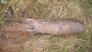 На окраине Брянска обнаружили 50-килограммовую бомбу