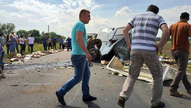 В сети опубликовали фото страшной аварии на трассе Брянск – Новозыбков