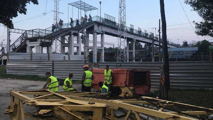 На станции Брянск-II начали строить новый мост вместо аварийного