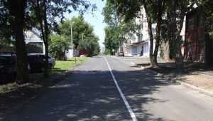 Впервые за 15 лет в Брянске отремонтировали дорогу на улице Матвеева