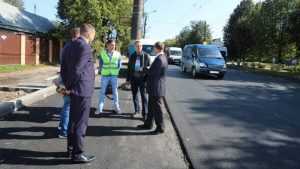 В Брянске ремонт дороги на улице Ульянова завершат к 10 октября