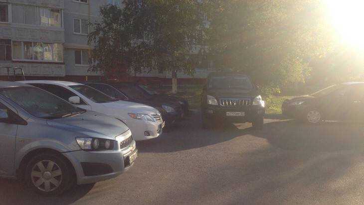 Брянские автомобилисты учинили жестокую битву за место на парковке