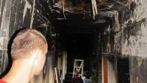 На пожаре в Погарском районе пострадала женщина