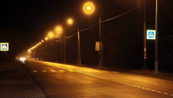 В Брянске с начала года осветили 69 улиц
