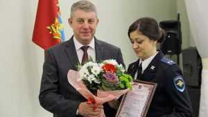 Губернатор поздравил брянскую полицию с профессиональным праздником