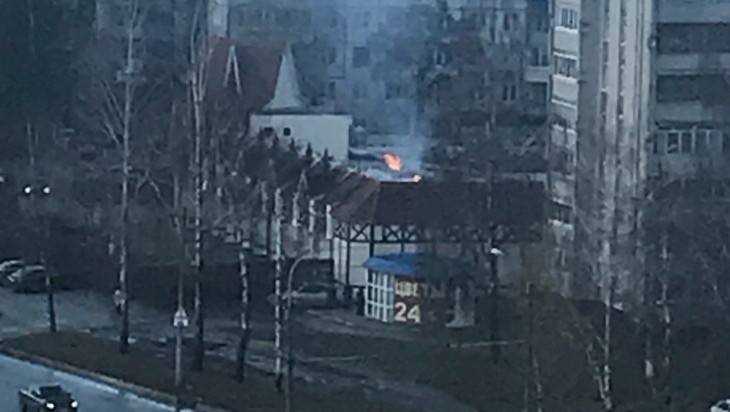 В брянском ресторане «Августин» на улице Крахмалева случился пожар